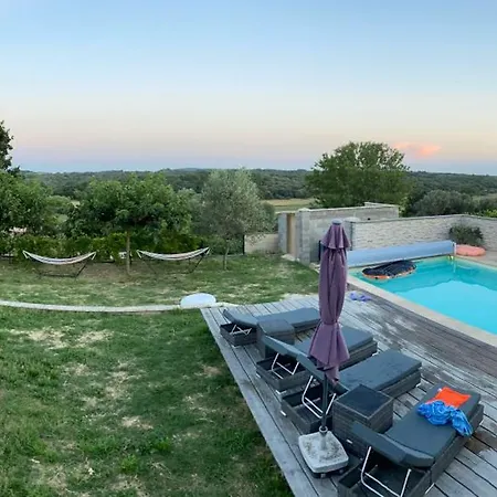 Magnifique Chloeline: Piscine Et Superbe Vue Villa Pougnadoresse