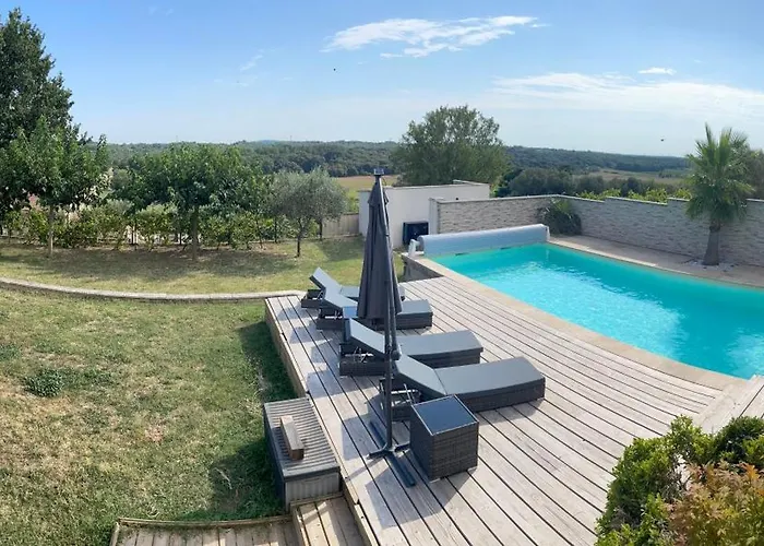 Magnifique Chloeline: Piscine Et Superbe Vue וילה *
