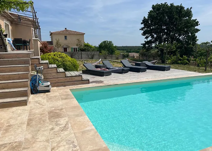 וילה Magnifique Chloeline: Piscine Et Superbe Vue